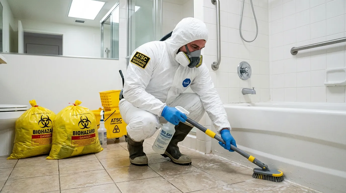 Decontamination equipment deployed for Blood Cleanup in Medina